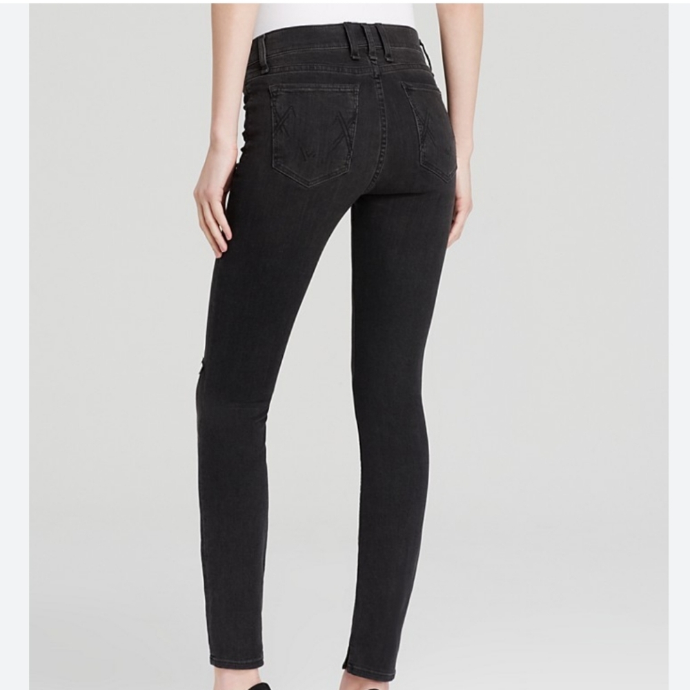 McGuire Newton High Waisted Skinny Jeans 28 Malachite